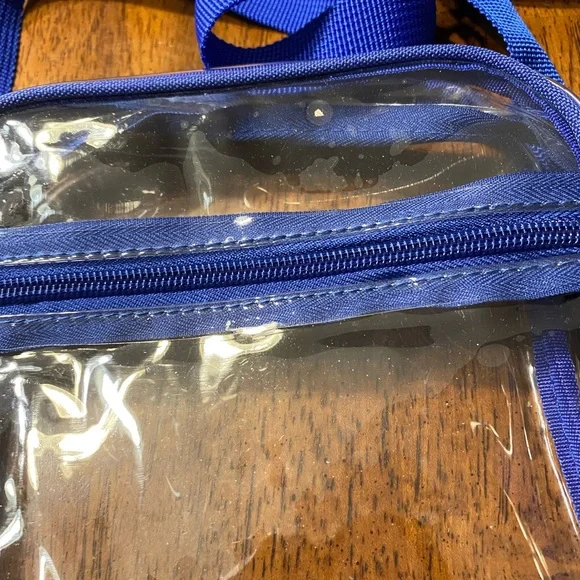 Clear concert event bag. In Indianapolis Colts blue colored straps. NFL football - Picture 2 of 8